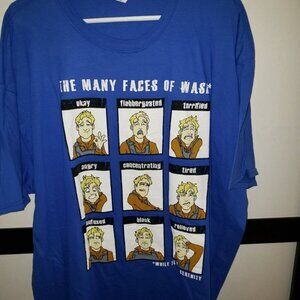 LootCrate Firefly T-shirt Many Faces of Wash 100% Cotton Exclusive Men's 3XL